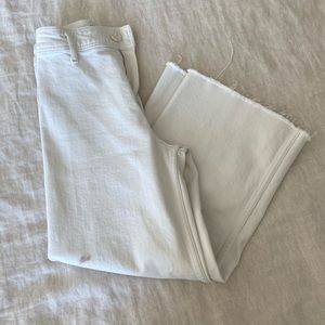 Zara cropped marine straight pants